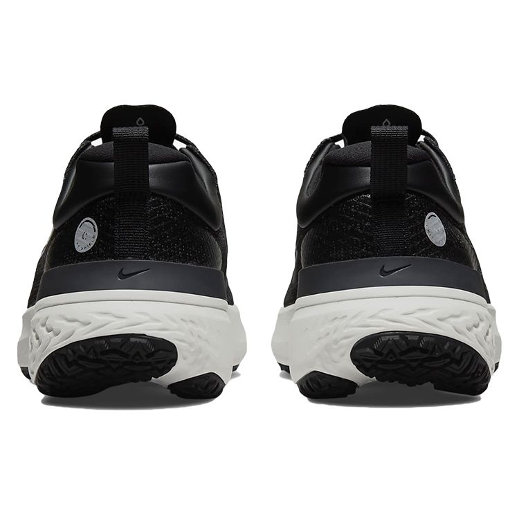 Nike React Miler 2 Shield Черно-белые женские кроссовки Off-Noir Светло-дымчато-серый платиновый оттенок DC4066-001