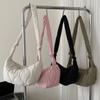 Shoulder Bag for Women Soft Down Cotton Padded Tote Handbag Purse Quilted Cross Body Bag Solid Color Bubbles Cloud Bag