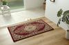 IKEHIKO Belmira Wine Entrance Mat, Approx. 60 X 90 Cm, Classic Wilton Pattern, #2037969
