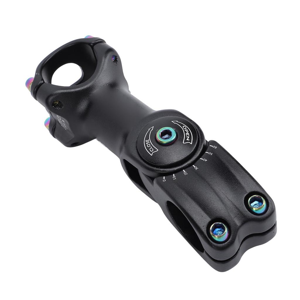 Adjustable Handlebar Stem 110mm Lightweight CNC Aluminum Alloy Mountain Cycle Stem for 28.6mm 31.8mm