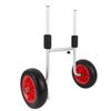 Kayak Cart with 10 Inch Solid Wheels Adjustable Width Heavy Duty Foldable Canoe Carrier Boat Trailer Transport