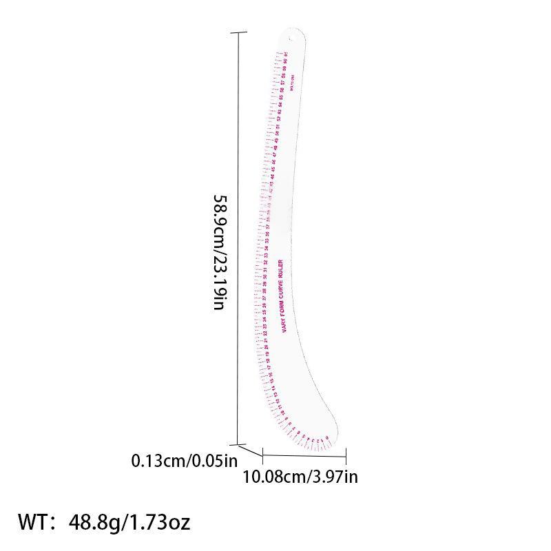 Многофункциональная линейка для создания выкроек одежды: Швейный инструмент для точной резки по кривой