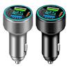 Car Charger Port PD QC Auto Cell Phone Charger Multiport LED Digital Display Fast Charging Car Phone Charger For SUV Sedan Truck