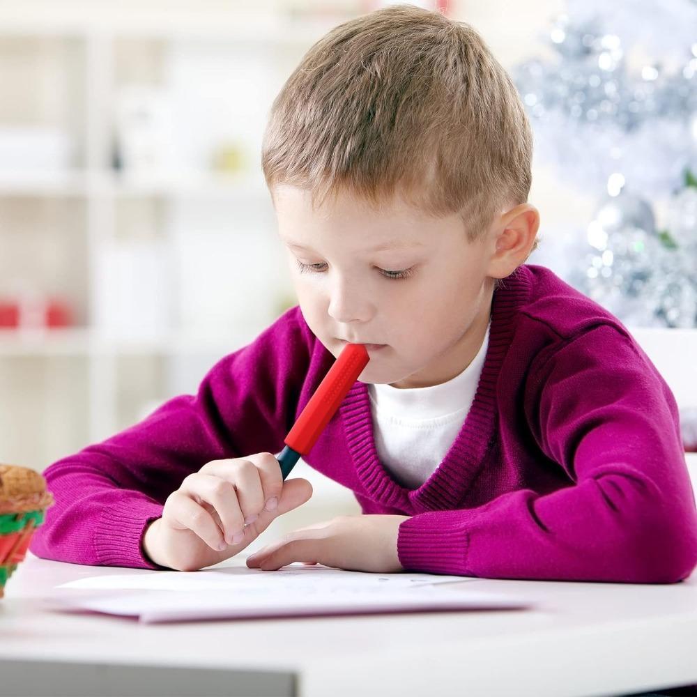Chewable Pencil Toppers 65*15 MM Autism Chew Toys Cute   Office