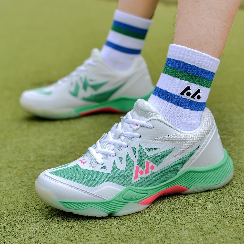 Обувь для бадминтона Мужская нескользящая дышащая сверхлегкая тренировочная теннисная обувь Нескользящая амортизирующая спортивная обувь Обувь для бадминтона