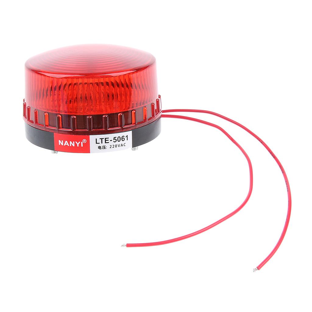Red Emergency LED Flashing Signal Warning Light Lamp Beon Dust & Water Proof