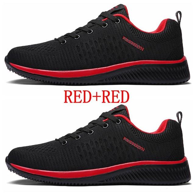 Мужские сетчатые кроссовки на шнуровке