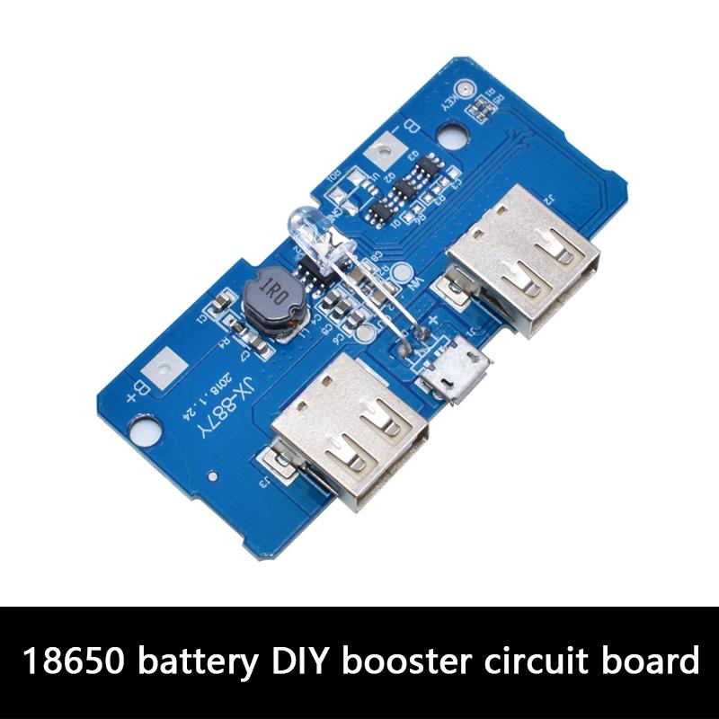 LIZAO Power Bank DIY Kit с двумя USB 5V PD, светодиодным LCD-дисплеем, зарядным устройством для аккумуляторов 18650, модулем питания для аксессуаров телефона