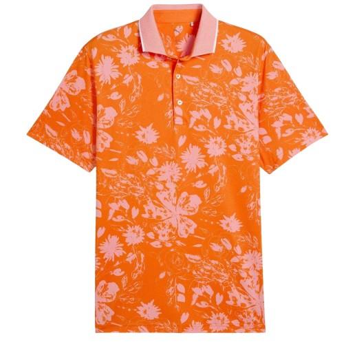Puma Mens Mattr Rose Performance Polo Shirt
