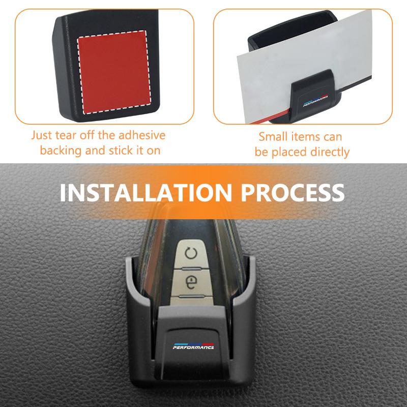 Universal Car Dashboard Phone Key Storage Box Accessorie For BMW M M2 M3 M4 M5 M6 E46 E90 E60 F30 E39 X1 X3 X4 X5