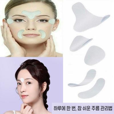 Пластырь Arumari Grow Wrinkle Patch для устранения морщин между лбом, глазами, носогубными морщинами, подбородком, высокая эластичность, 3 вида, 63 листа, 1 набор, 63 штуки