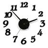 DIY Wall Clock 3D Sticker Home Room Office Decor Time Interior Home Gift