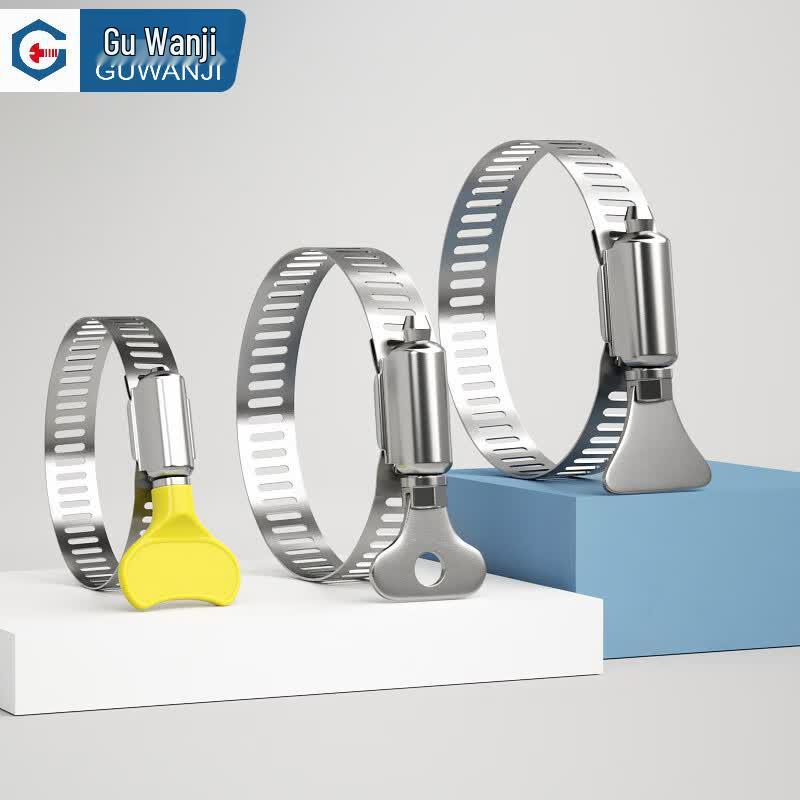 Guwanji GWJ-28 Stainless Steel Handled Hose Clamp