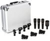 AUDIX DP4 Drum set recording microphone set of 1 3 dual pivot clips for fixing drum rims various microphone clips aluminum case included set, 4, D6,