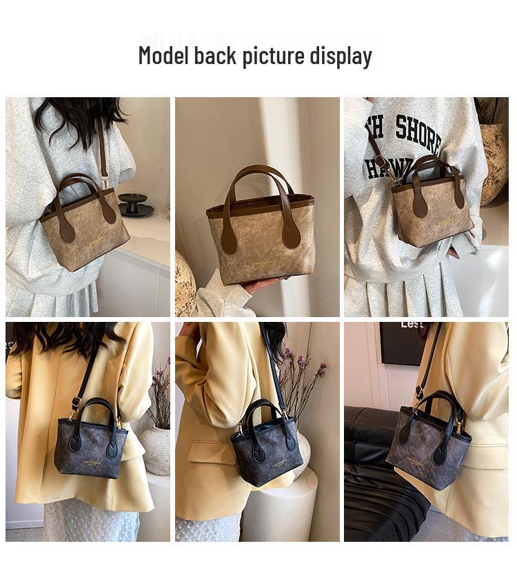 Нишевая Высококлассная Осенняя Сумка-Тоут на Плечо Большой Вместимости 2025: Универсальная повседневная сумка-ведро кроссбоди