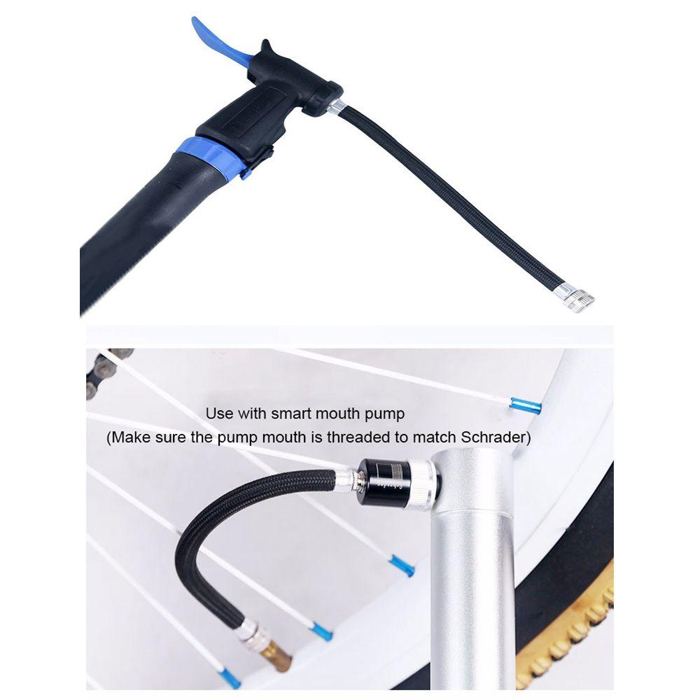 Schrader Pumping Service Parts Pump Extension Hose Bicycle Pumps Bike Hose Adapter Tube Pipe Cord