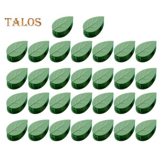 10/30/50/100 шт. держатель для растений, зажимы для крепления на стену для скалолазания с прозрачными наклейками, зажимы для фиксации растений в форме листа для внутренней и наружной стены