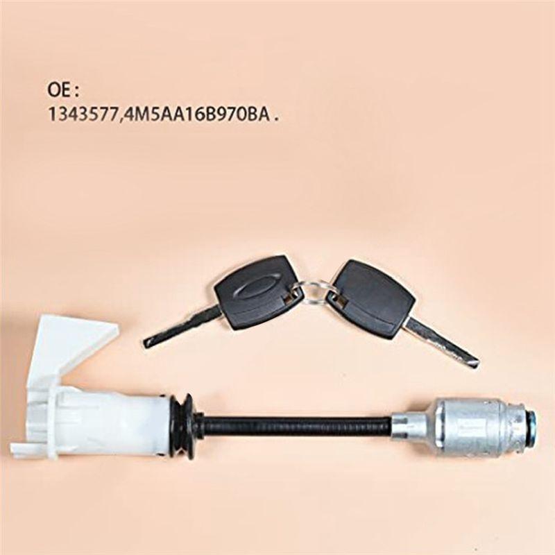 Long Type Rod Bonnet Release Lock Latch Repair Accessory Part Two Keys Set For Ford Focus MK2 2004-2012 1343577 4M5AA16B970BA