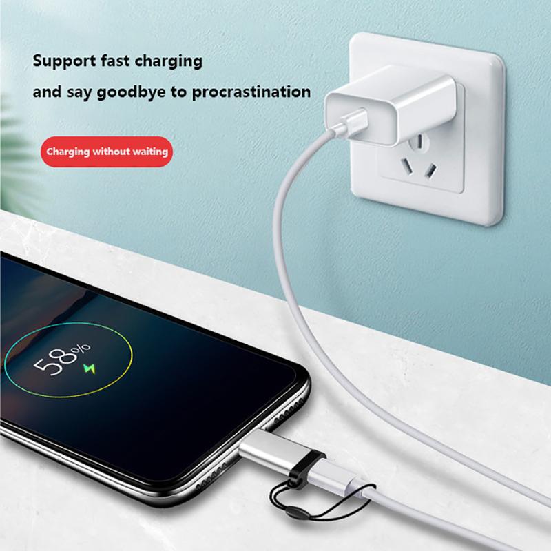 Переходник USB Type C на Micro USB для телефона и планшета, переходник Micro USB Male на Type C Female для кабеля для зарядки телефона