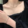 Elegant Silver Pearl Necklace - High-End, Cold Style Clavicle Chain