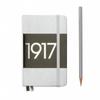 Leuchtturm Notebook, A6, Horizontal Ruled, Silver, 355513, Officially Imported