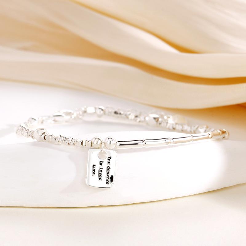 Квадратный брендовый браслет с бамбуковым звеном, неправильной формы, женский модный браслет высокого класса, подарок для женщин