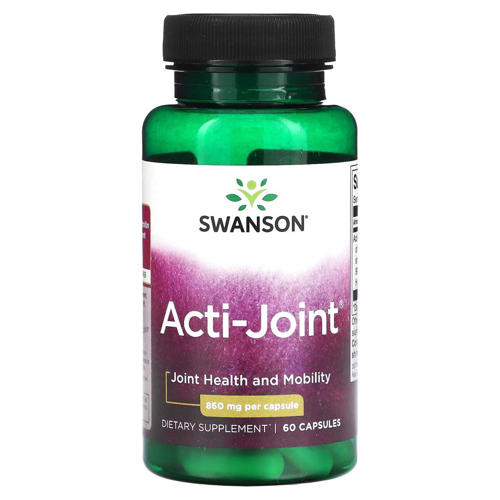 Swanson Acti-Joint, 860 Mg, 60 Capsules
