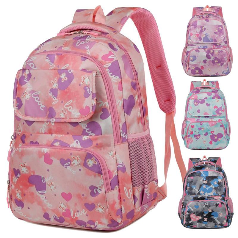 Schoolbag Student Anti Splashing Water Wear Resistant Fashionable Cute Backpack
