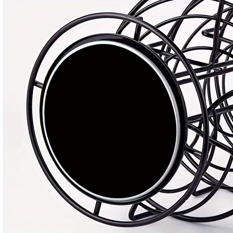 1pc Iron Spiral Design Metal Egg Dispenser, Rotating Storage Shelf Egg Carton, Storage Display Shelf