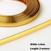 PVC Edge Banding Strip Self-adhesive Gold Tape Background Wall Edge Strip  Ceiling Furniture Tile