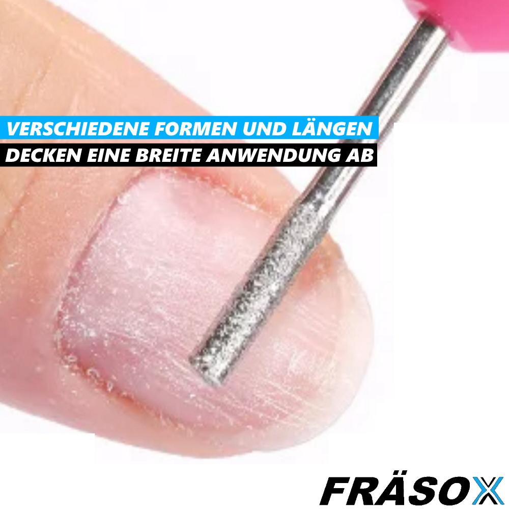 FRÄSOX Diamond Milling Cutter Set Grinder Engraver Diamond File Drill Set for Dremel