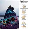 1pc Futuristic Racing Print Blanket   Lightweight Flannel Throw Blanket For Sofa, Bed, Living Room, Office, Outdoor Travel, Camping