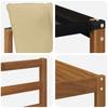 Outdoor Sofa Set with Cushions 5 pcs Natural and Beige