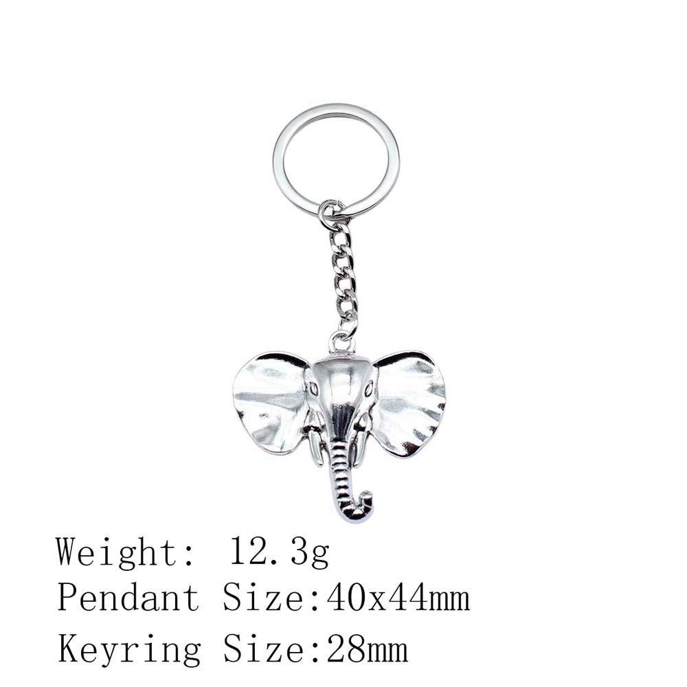 Wedding Anniversary Men Keychain Elephant Key Ring Women's Clothing Chains For Boys