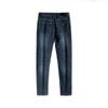 2023 Autumn Men's Slim Fit Embroidered Jeans - Trendy European Style