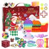 (SU)Christmas Silicone Sensory Decompression Tabletop Puzzle Decompression Toy