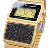 Casio DATA BANK Цифровые часы DBC-611G-1 Мужские Золотые и Черные Модель для зарубежного рынка [Параллельный импорт]