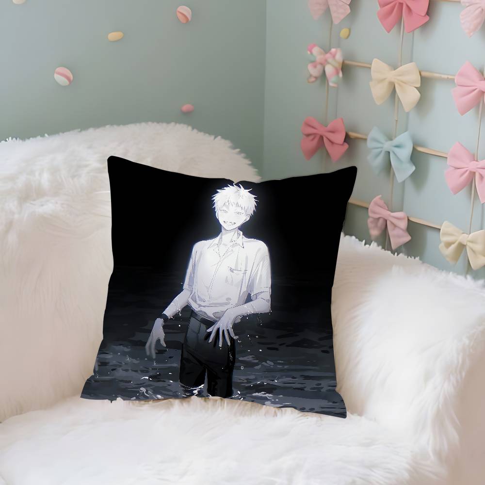 TThe Summer HHikaru Died Throw Pillow Covers Pattern Cushion Cover Suitable For Sofa Bedroom Car Pillow Cover