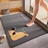 Cartoon Style Diatomaceous Earth Absorbent Bathroom Mat - Non-Slip, Dirt-Resistant, Quick-Drying, Easy-Clean, Wear-Resistant Foot Mat