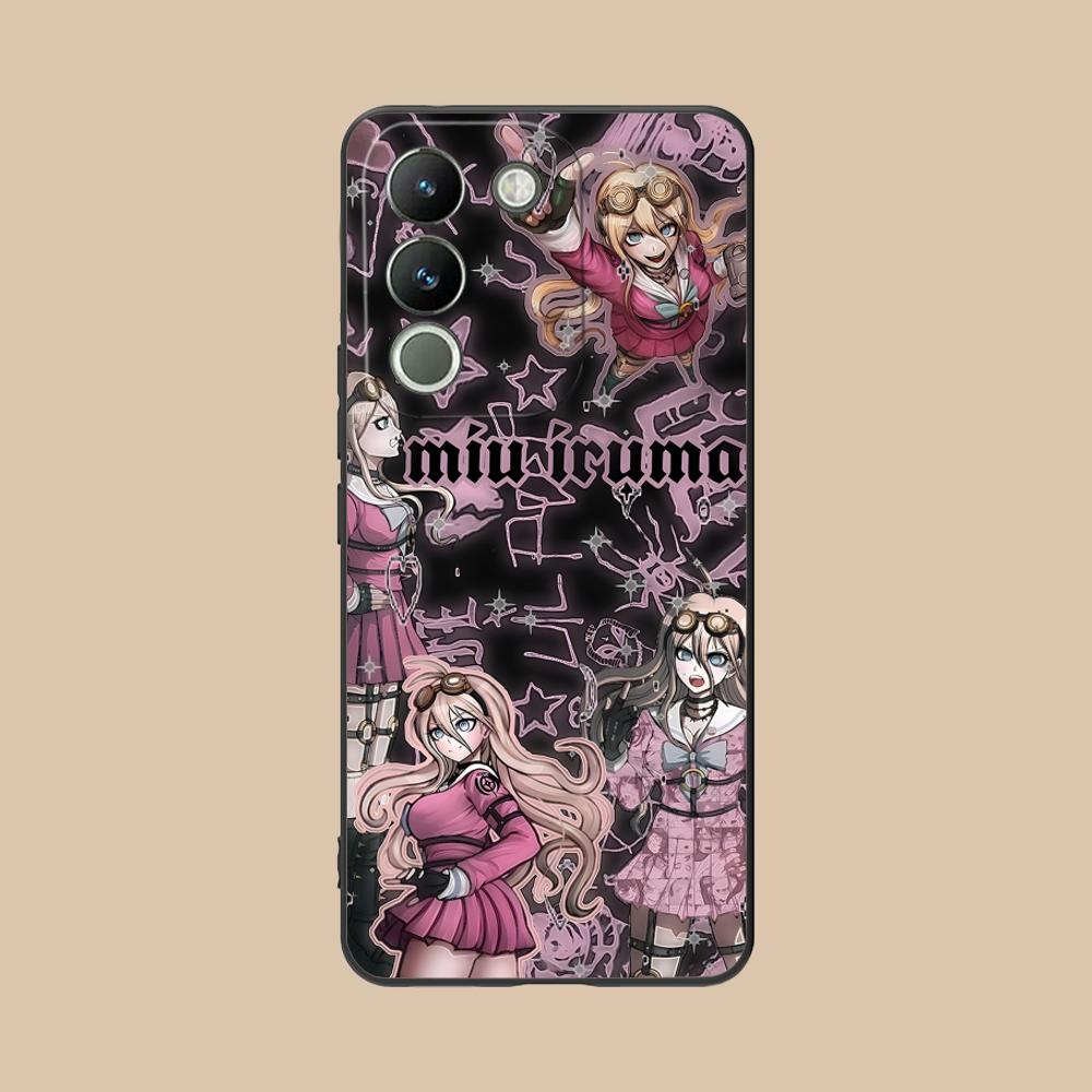 Чехол для телефона Danganronpa Миу Ирума для VIVO Y77 76 75 74 73 72 58 56 55 51 50 38 36 Y19 Y18 Y03 Y01 5G Мягкий ТПУ Ударопрочный Чехол