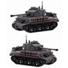 M4A2E8 Sherman Tracked Armored Fighting Vehicle Model Sherman Fury Building Blocks Sets DIy Assembled Model for Kids Adults Gift