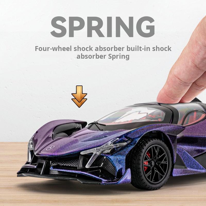 2026 Новый 1:24 Apollo EVO Бог Солнца Сплав Спортивный Суперкар Модель Литье под давлением Симуляция Коллекционная Декорация Подарок Любителям Автомобилей Инерционный механизм подарок