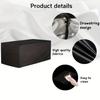One Piece Outdoor Deck Box Cover - Black Premium Oxford Fabric - Compatible with most other deck boxes (cover only)