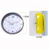 Kitchen 3D Minimalist Battery Powered Mini Sucker Wall Clock Wall Watch Home Decor Shower Clocks