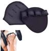 2PCS Lifting Grips Weight Lifting Gloves Hand Protector Gym Workout Gloves Neoprene Grip Pads