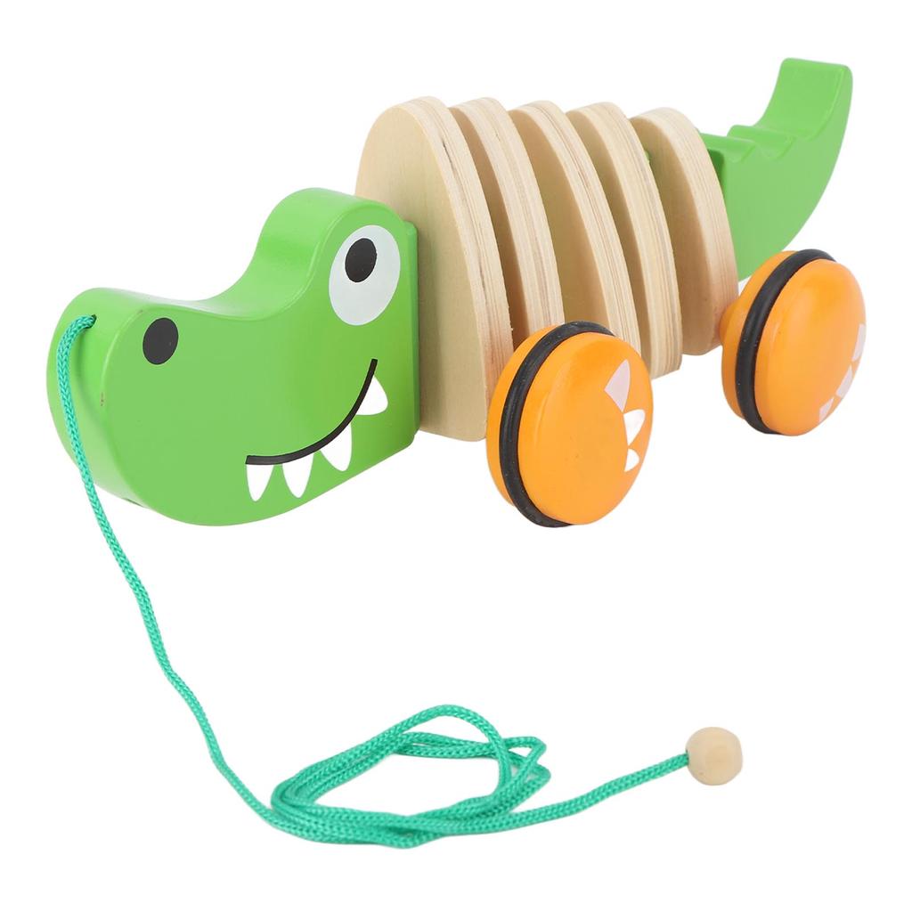 Pull Along Toy Baby Toddler Climbing Hand Pulling Car Toy Infant Early Education Toy Crocodile