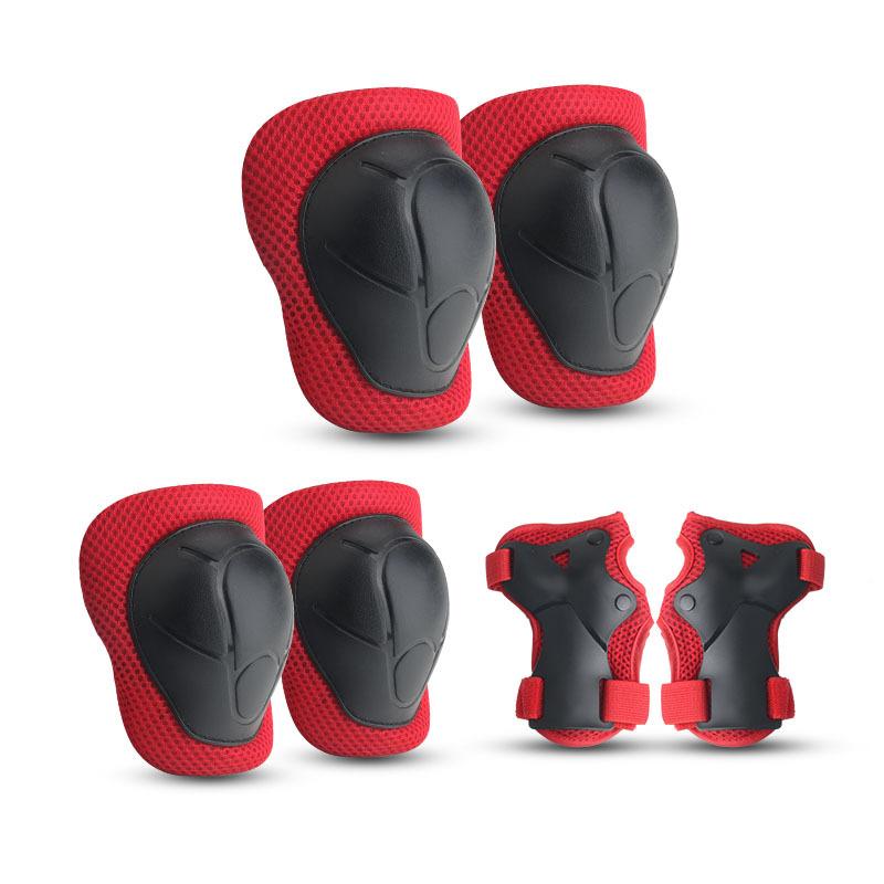 Children's Roller Skating Protective Gear Set Balance Car Skateboard Palm Pads Skating Knee Pads Elbow Pads Bicycle Seven-piece Hard Hat
