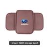 Leather Car Armrest Box Pad Mat Storage Pocket Organizer For Subaru STI Impreza Legacy WRX BRZ Forester Outback Crosstrek Levorg