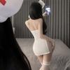 Sexy lingerie suspender lace perspective nurse hot passion bed uniforms sexy suit underwear