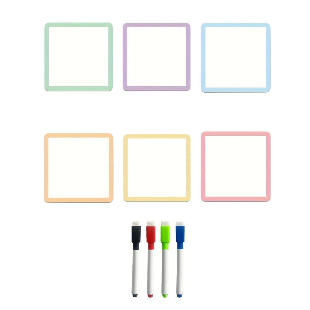 Colorful Memo Boards Multifunctional Magnet Name Tags Whiteboard Label Stickers Refrigerator